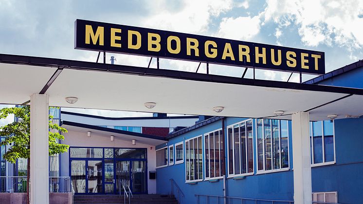 Medborgarhuset i Gamlestaden, en av fyra lokaler som seniordagen anordnas i. Fotograf: Lo Birgersson