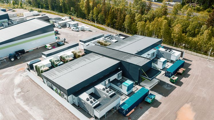 Volkswagen data centre at  Green Mountain (From above)