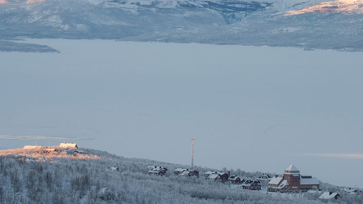 Abisko naturvetenskapliga station. Climate Impacts Research Centre (CIRC).  Fotograf: Ive van Krunkelsven	