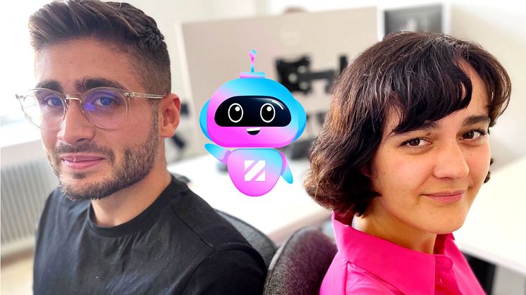 Välkomna till Zimply Clara-Cecilia Dias-Taguatinga och Jeremy Demirel, sedan augusti 2023 systemutvecklare inom RPA och automation på Zimply.