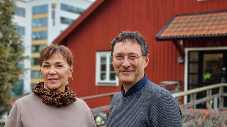 Catarina Carlehed, strateg, och Johan Lindell, projektledare. Skaraborgs kommunalförbund.