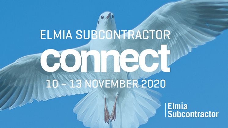 Elmia Subcontractor lanserar i år den digitala mötesplatsen Elmia Subcontractor Connect 2020 - på samma datum som den fysiska mässan skulle ha genomförts, 10 – 13 november.