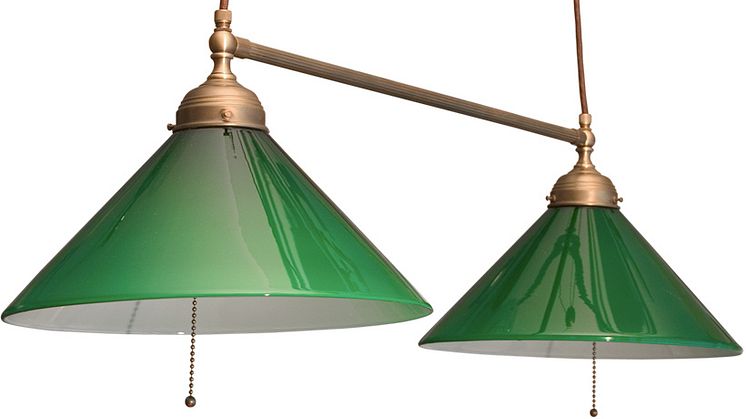 Dubbel skomakarlampa grön