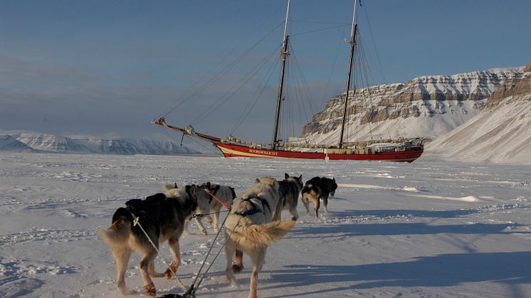"Båten i isen" var et nytt og innovativt reiseprodukt på Svalbard.
