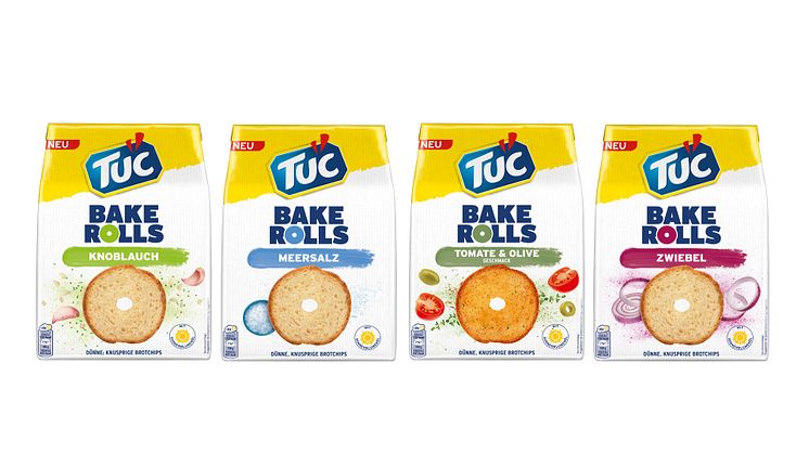 Knuspriger Knabberspaß mit den TUC Bake Rolls: Perfekt zum Snacken, Teilen und Dippen