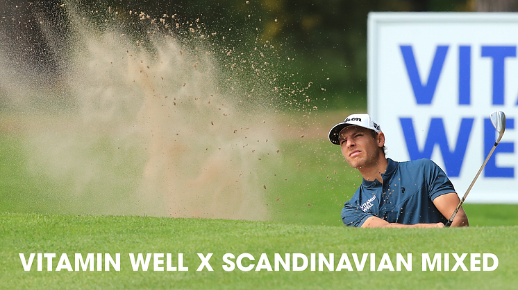 Vitamin Well-ambassadören Joakim Lagergren är en av de golfare som spelar under sommarens Scandinavian Mixed på Ullna. 