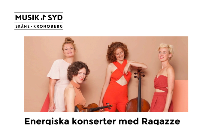 Energiska konserter med Ragazze Quartet 