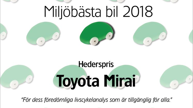 GB MBB2018 Diplom Hederspris Toyota Mirai
