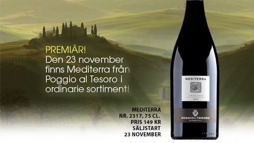 Mediterra - Från superdistriktet Bolgheri i Toscana