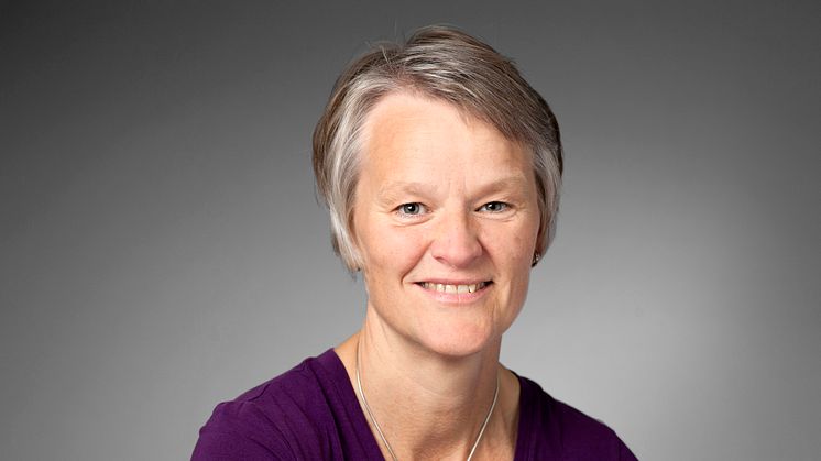 Catharina Norberg, doktorand vid Institutionen för omvårdnad, Umeå universitet. Foto: Mattias Pettersson. Bilden är fri för användning.