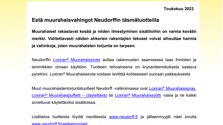 04_Loxiran Estä muurahaisvahingot Neudorffin täsmätuotteilla.pdf