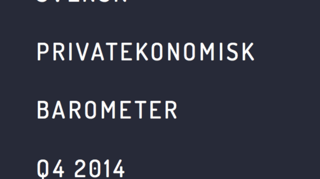 Svensk Privatekonomisk Barometer Q4 2014