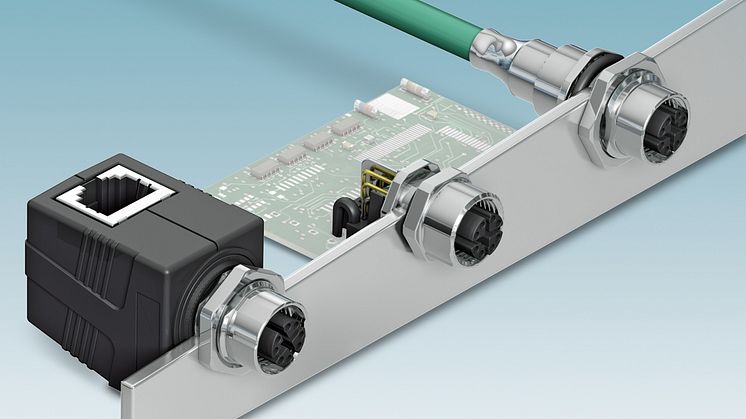 Nyt M12 stik til 10 Gbps dataoverførsel