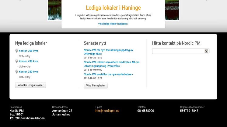 Nordic PM lanserar ny hemsida