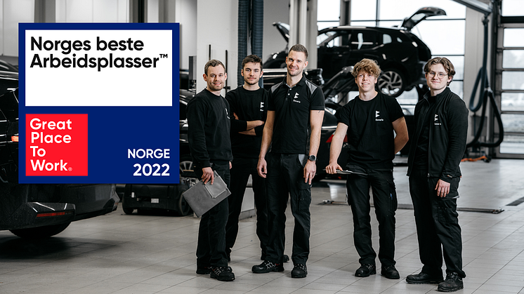 Bavaria og søsterselskapet Hedin Performance Cars er de første og eneste bilforhandlerne på listen over Norges beste arbeidsplasser.