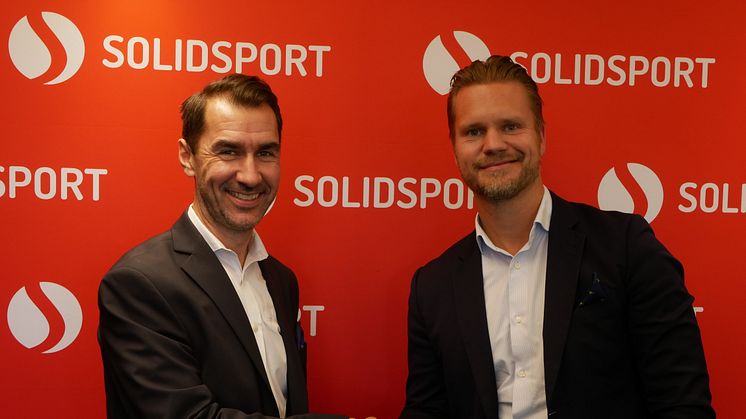 Max Ansbro och Tobias Thalbäck ser fram emot ett spännande samarbete