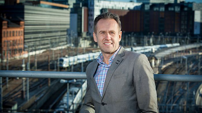 Svante Axelsson, nationell samordnare för Fossilfritt Sverige. Fotograf: Fredrik Hjerling