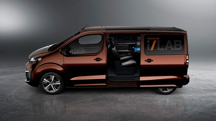 Konceptbilen Peugeot Traveller i-Lab - smart VIP-transport för business