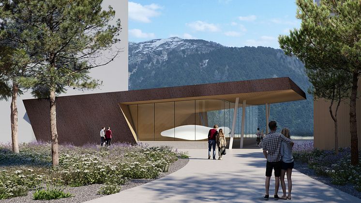 Die neue Konzerthalle in Andermatt