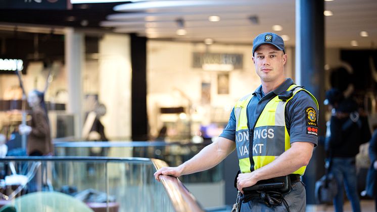 I veckan gick Moderaterna ut med förslaget att anlita 2000 statliga ordningsvakter för att avlasta Polisen. Foto: Securitas Sverige AB