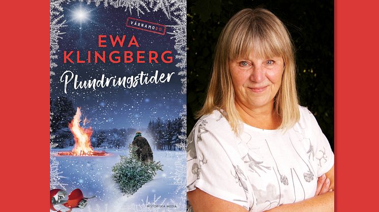 Julgranskrig och småstadscharm i Ewa Klingbergs nya mysdeckare