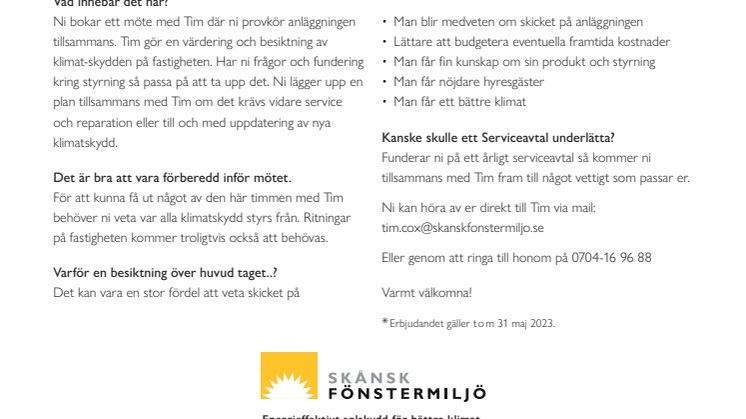 Erbjudande: en timme med Tim