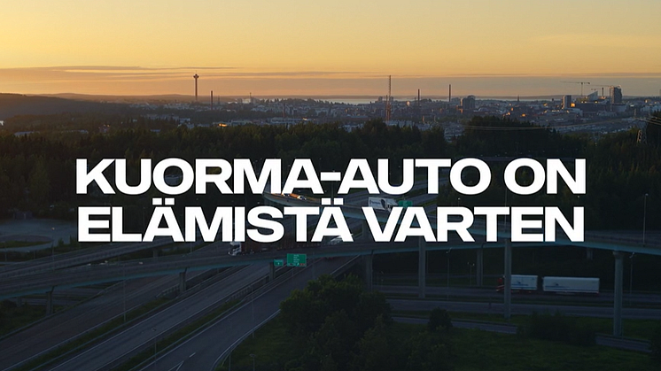 Scanian kampanja "Kuorma-auto on elämistä varten" haluaa nostaa kuljetusalan arvostusta