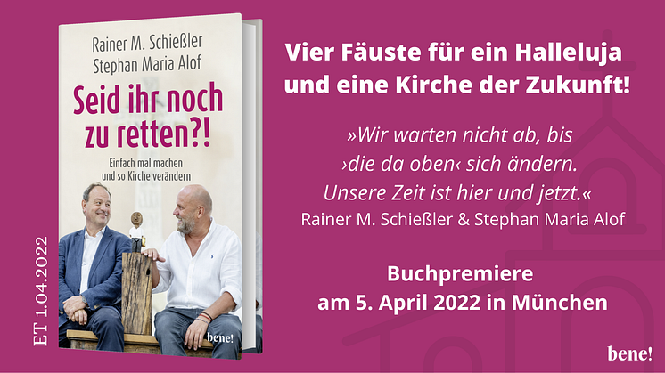 Deutschlands wohl bekanntester Pfarrer und sein kreativer Kirchenpfleger über die Kirche der Zukunft