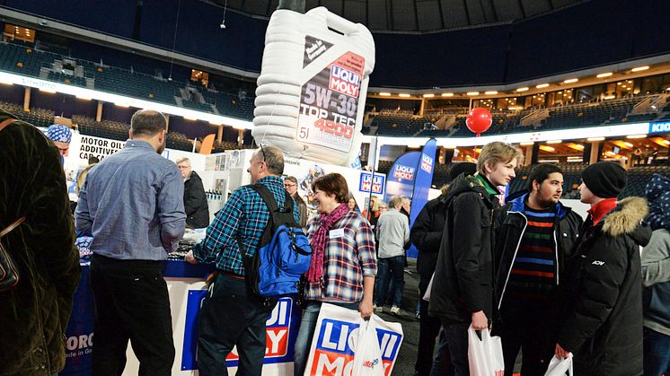 ​Liqui Moly ställer ut på MC-mässan, Autogloben och Båtmässan