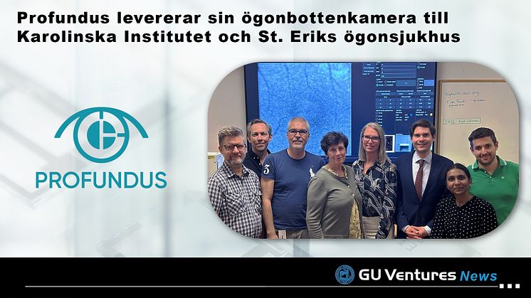 Profundus levererar sin ögonbottenkamera till Karolinska Institutet och St. Eriks ögonsjukhus