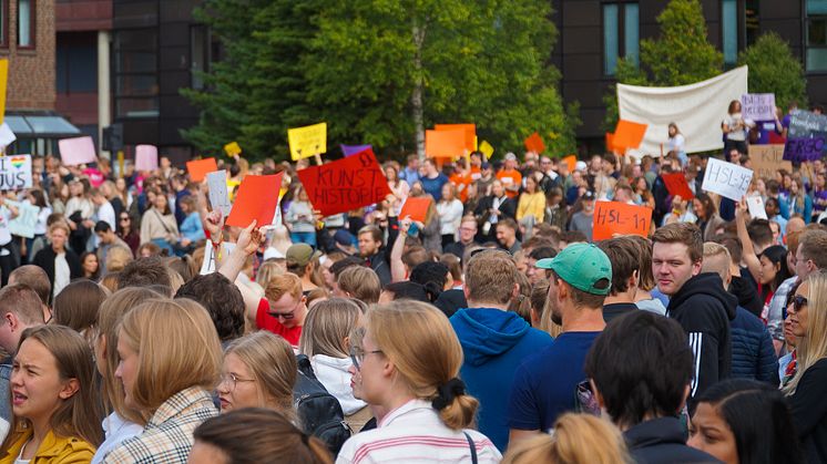 Åpningseremoni ved semesterstart i Tromsø, 2019. 