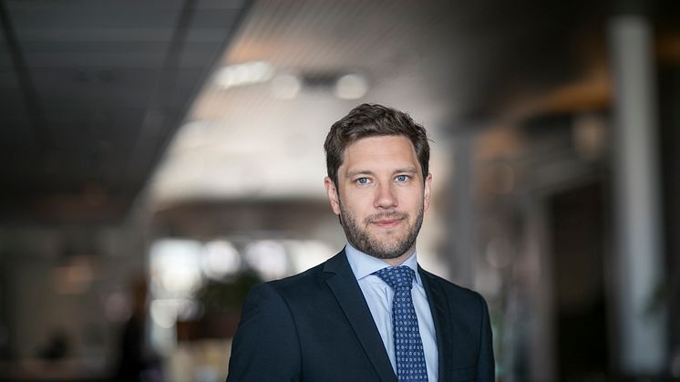 Daniel Brodén, ny ekonom på GU Ventures. Fotograf: Ingela Vågsund, vagsund.se.