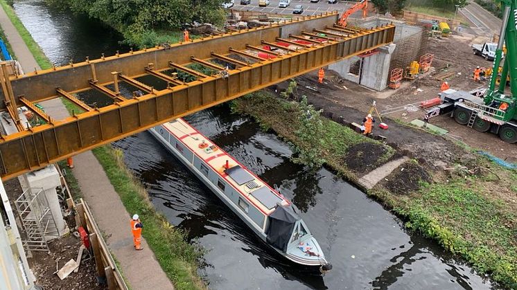 New bridge marks major step forward in redevelopment of University station in Birmingham