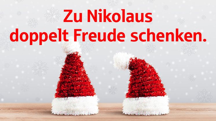 Zu Nikolaus doppelt spenden mit der Stadtsparkasse München!