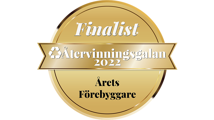 Part Group är stolta finalister i årets Återvinningsgala!