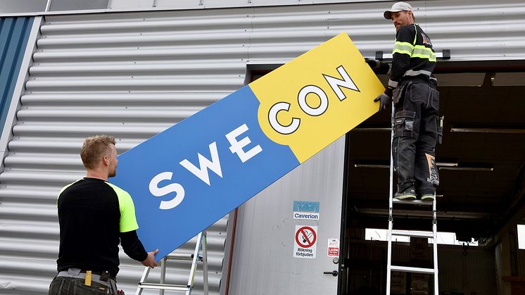 Swecons nya centrallager backar anläggningarna och e-handeln