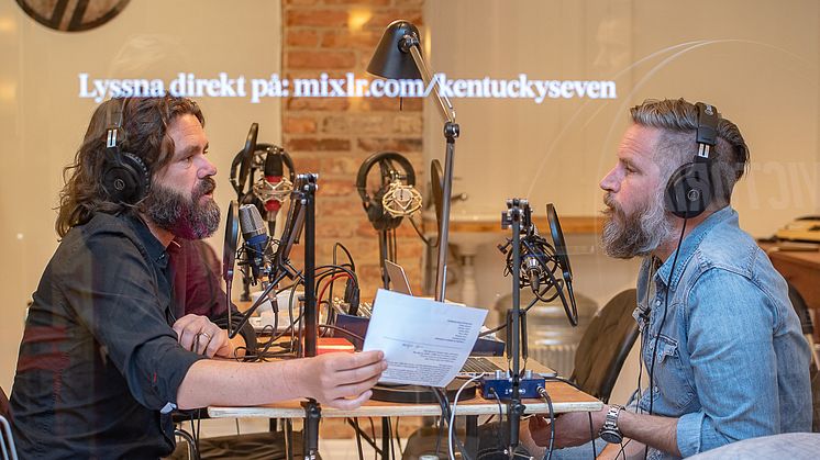 Jonas Löfvendahl och Magnus Säfström bildar duon Kentuckyseven.