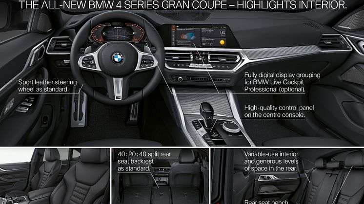 BMW 4-serie Gran Coupe - Highlights Interior
