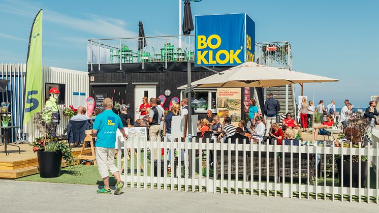 Utställningslägenhet i Almedalen 2016.