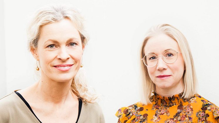 Evelina Linder och Erika Nyman Carlsson har skrivit boken När det hälsosamma blir ohälsosamt. Foto: Carola Björk.