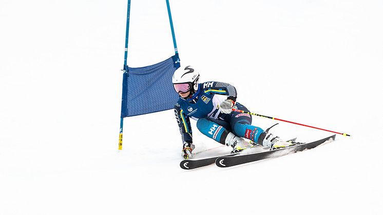 Cornelia Öhlund, Åre SLK, vann dubbelt i första upplagan av Svenska Spel Alpine Elite Tour. Nu vill hon försvara sin ledning i cupen. Foto: Ski Team Sweden Alpine