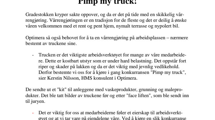 Pimp my truck!