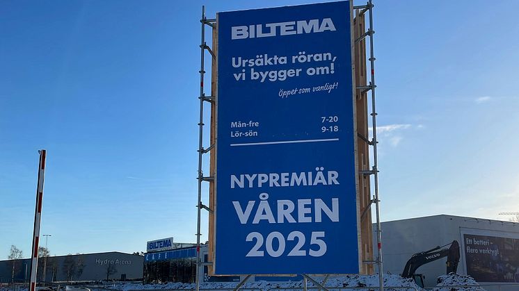 Expansion pågår – Biltema Vetlanda växer!