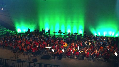 Musik- och kulturskolorna i Örebro län presenterar 170-mannaorkester