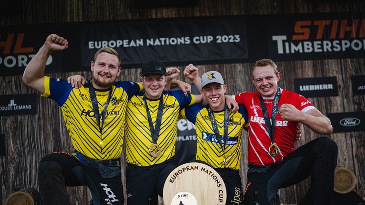 Emil Hansson (Pro) och Edvin Karlsson (Rookie) tog guld för Sverige i European Nations Cup. Sammantaget försvarade även Team Norden titeln som mästare i lagtävlingen. 