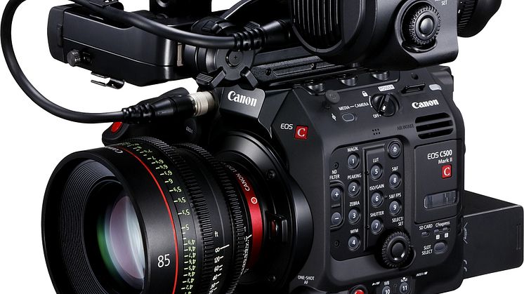 Canon adds new Cinema RAW Light recording formats to Canon EOS C500 Mark II via firmware update