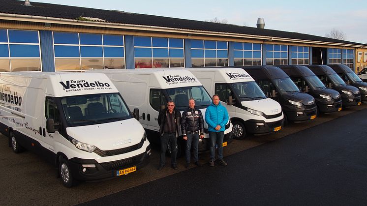 Team Vendelbo køber 7 nye Iveco Daily