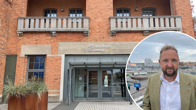 På bilden: Erik Dahlén, ansvarig för forskning och utveckling inom processteknik, Stockholm Exergi.