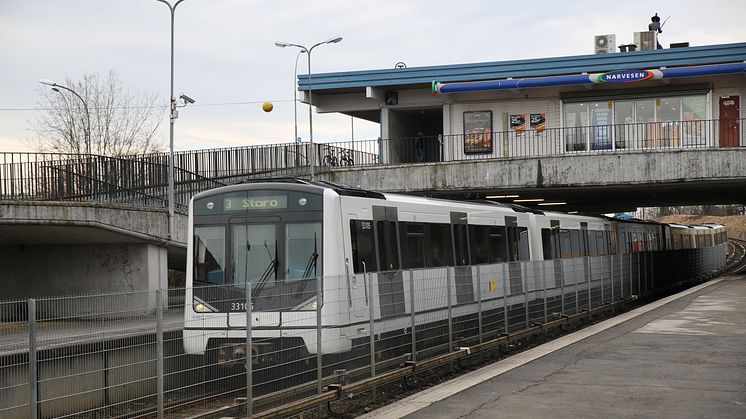 Østensjøbanen stenger for fornyelse og omfattende vedlikehold 7.april