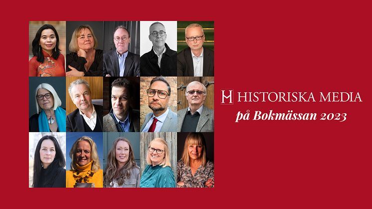 Historiska Medias författare på Bokmässan i Göteborg – hela programmet!